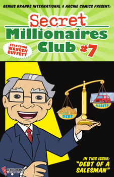 The Secret Millionaires Club: Warren Buffett Becomes a Cartoon of